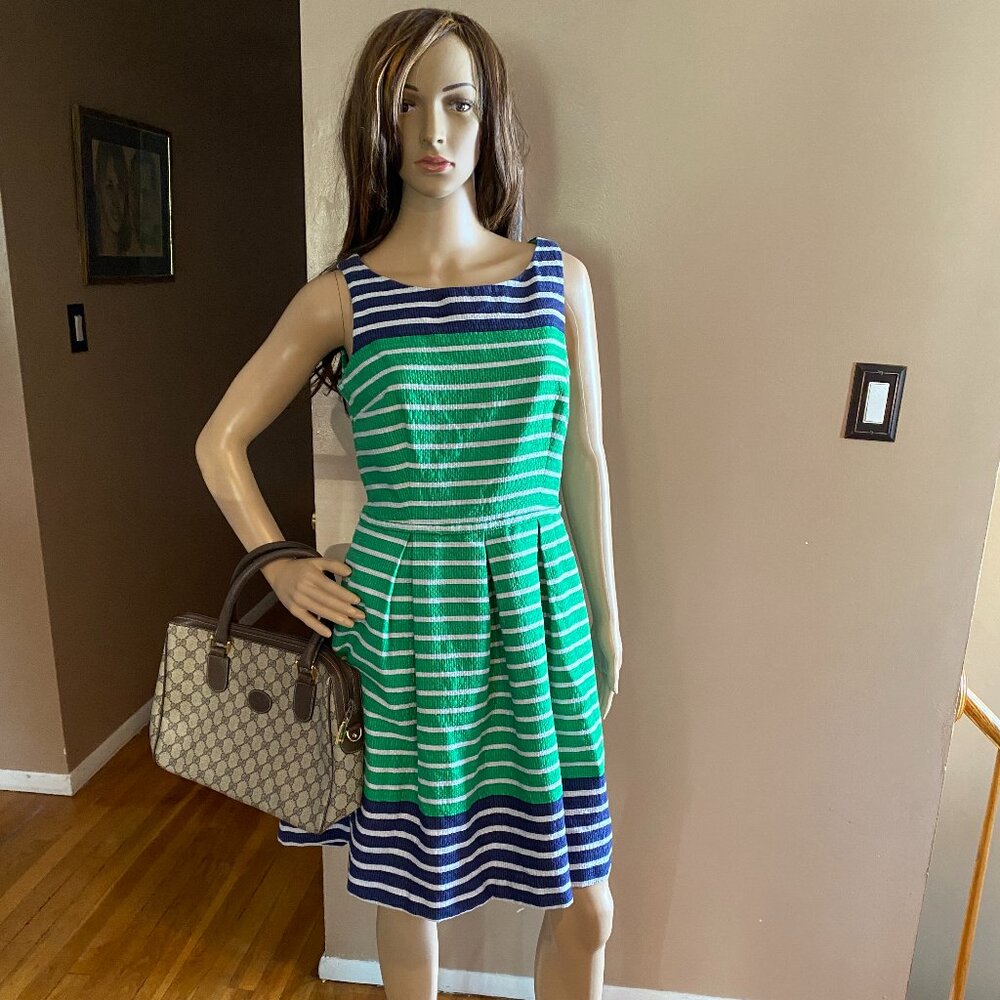 Just Taylor Sleeveless Dress Scoop Neck Fit & Flare Size 8